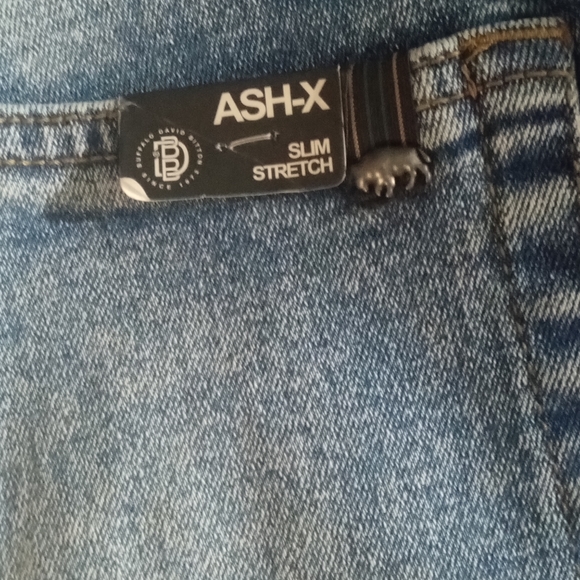 Buffalo David bitton size 34 color sandy blue 81% cotton - Picture 3 of 8